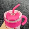 Cartoon Stainless Steel Water Cup Cute 700Ml Insulated Water Bottle Large Capacity Straw Thermos Cup Drinkware