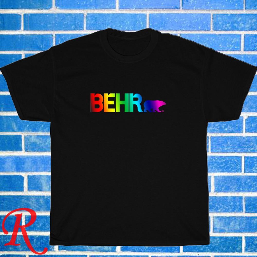 New! BEHR Paint Company Logo Black Grey Navy White Size S-5XL Unisex T-Shirt