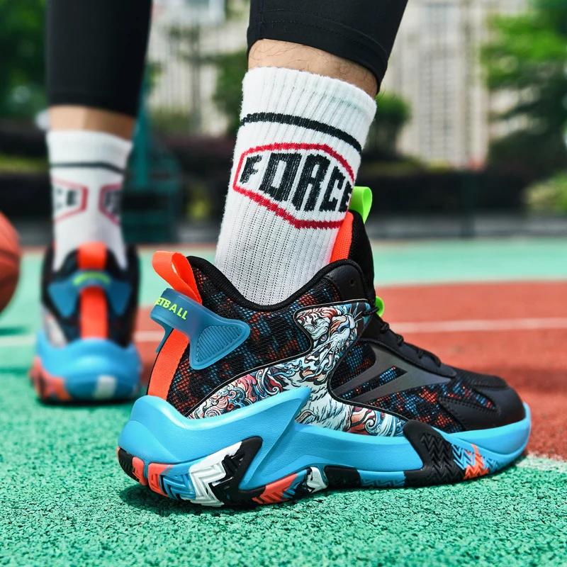 Мужские баскетбольные кроссовки для тренировок на спортивной площадке — фото 6