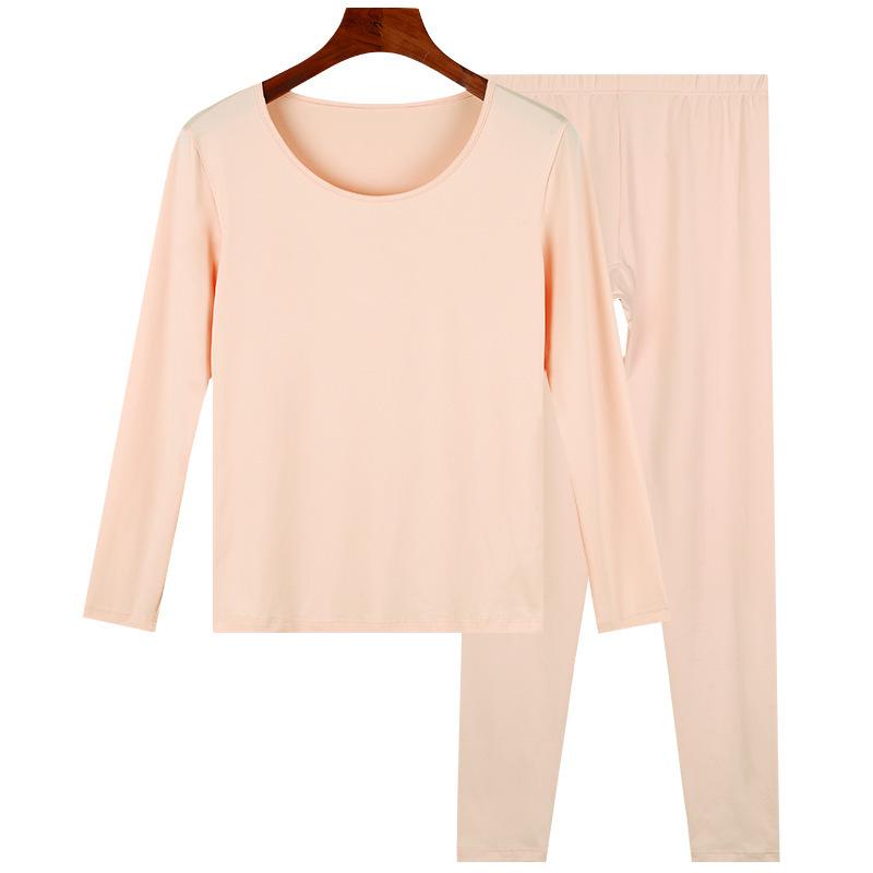 Men's Autumn Fleece-lined Base Layer Set: Warm Underwear and Pants