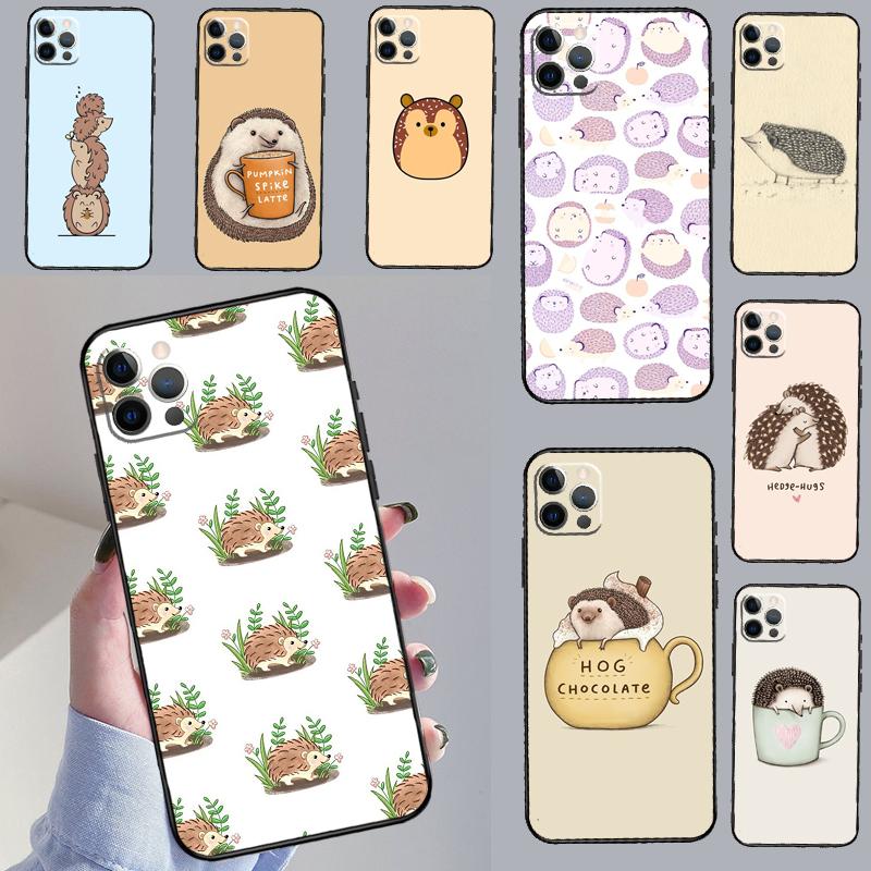 Kawaii Hedgehog Case For OnePlus 13T 10T 8T 12R 13R 15 13 12 11 9 10 Pro Nord CE 5 2 3 4 Lite N20 N30 Funda