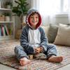 Piżama Onesie Kigurumi Kostium Przebranie Rekin Dzieci 105 - 115Cm