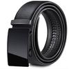 Cowhide belt, men's leather belt, automatic buckle, men's top layer, high-end trendy buckle
