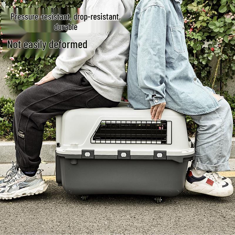 Outdoor Pet Travel Crate: Fence-Style Carrier for Small Dogs & Cats