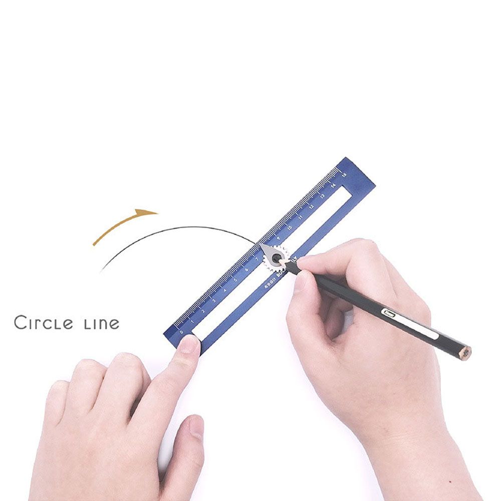 Supplies Measuring School Offce Supplies Drawing Ruler Compass Ruler Stationery Circle Ruler