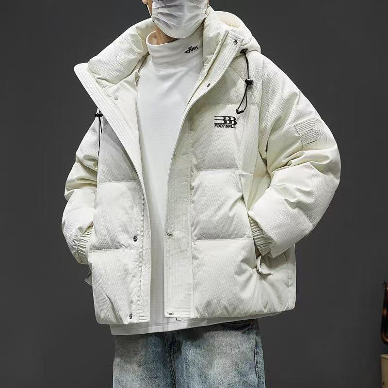 2024 Men's Trendy Thickened Hooded Duck Down Puffer Jacket - Extra Warm Winter Casual Outerwear