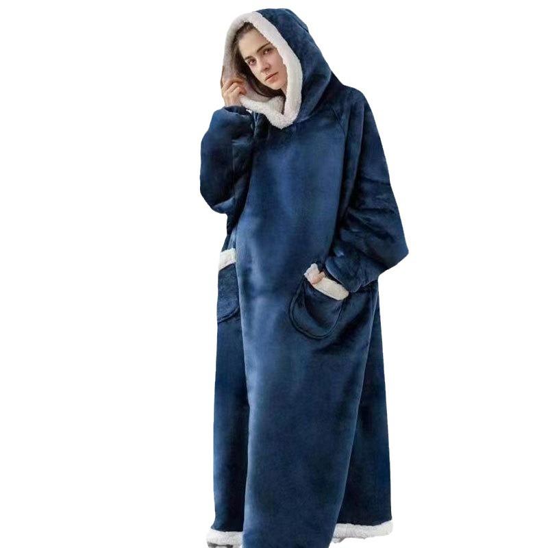 Pigiama a coperta con cappuccio - Accogliente, Spesso, Caldo e a Vestibilità Larga Accappatoio