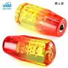 Morytrade Shift Knob Shift Lever MT AT Shift Car Light Tiger Clear 100mm (Yellow X Red)
