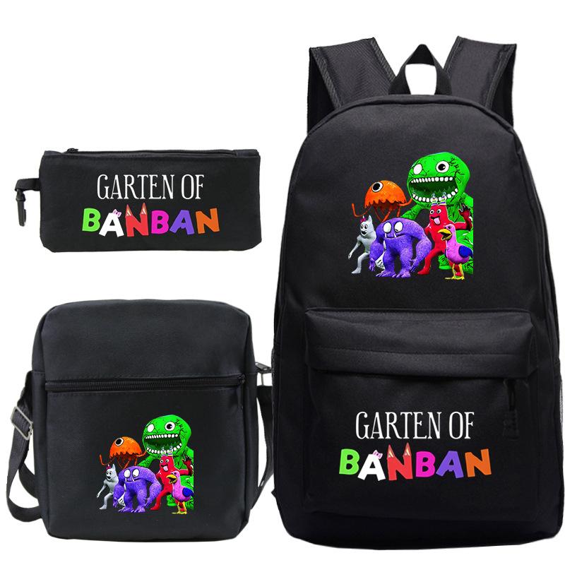 Spotted Garden Primary School Bag Shoulder Bag Pencil Bag Three-piece Set