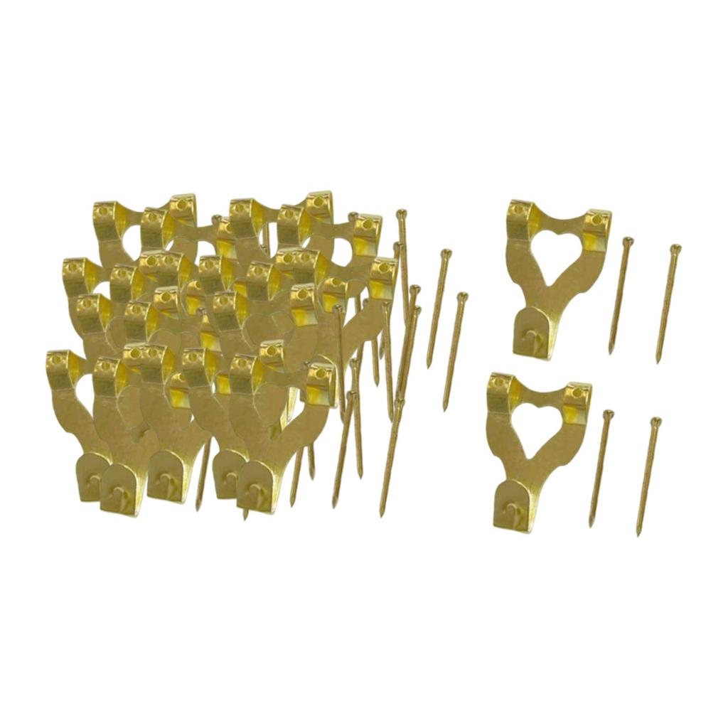 20Pcs Picture Frame Hangers with Nails Hardware for Calendar Photo