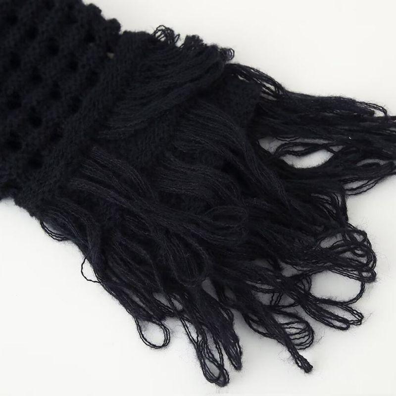 Kaslead New Women Clothes Western Style Lapel Long Sleeve Knitted Outerwear Skirt 4331004 4331005