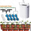 Automatic Plant Flower Watering Pump 2/8/16 Heads Pump Timer System Kit Flowers Plants Home Sprinkler Garden Self-Watering Tool