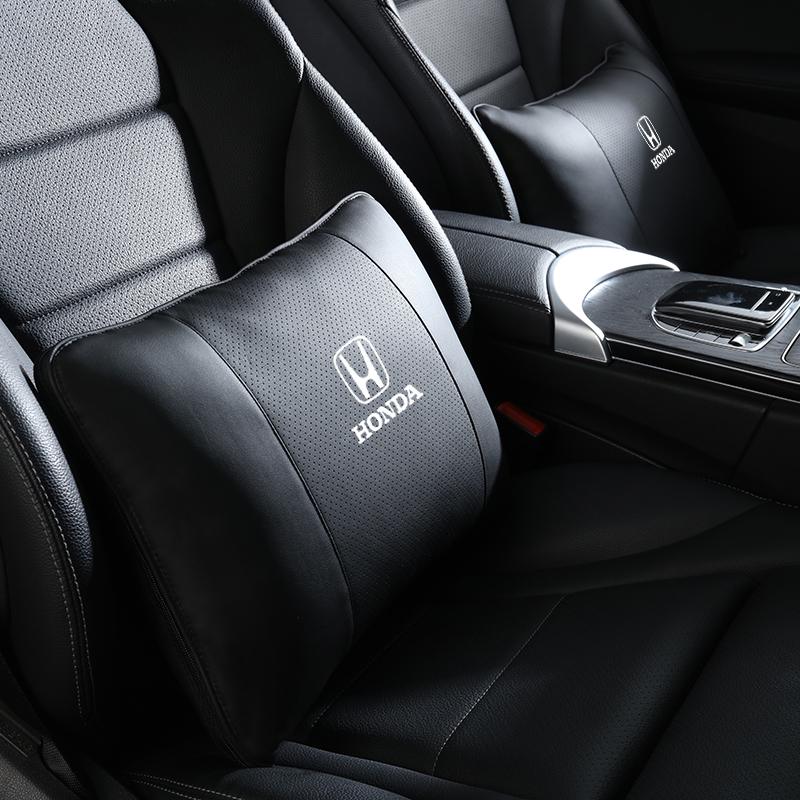Honda Accord CR-V Civic Car Headrest & Lumbar Support Pillow Set