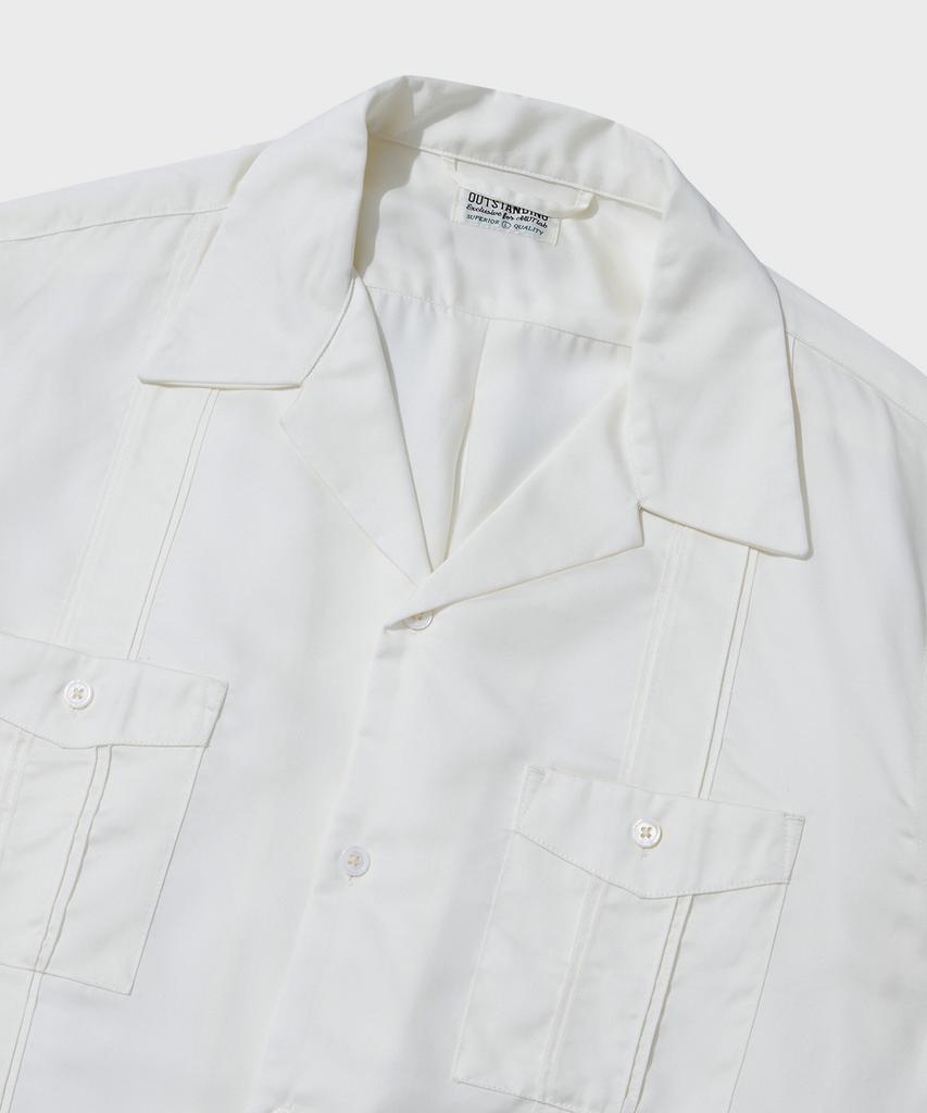 OUTSTANDING 4Pk Cuban Collar Half Shirt_Off White