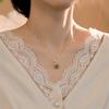 Vintage Freshwater Pearl Hetian Jade Necklace Female Niche Design Necklace Simple Temperament Spring And Summer Versatile Necklace