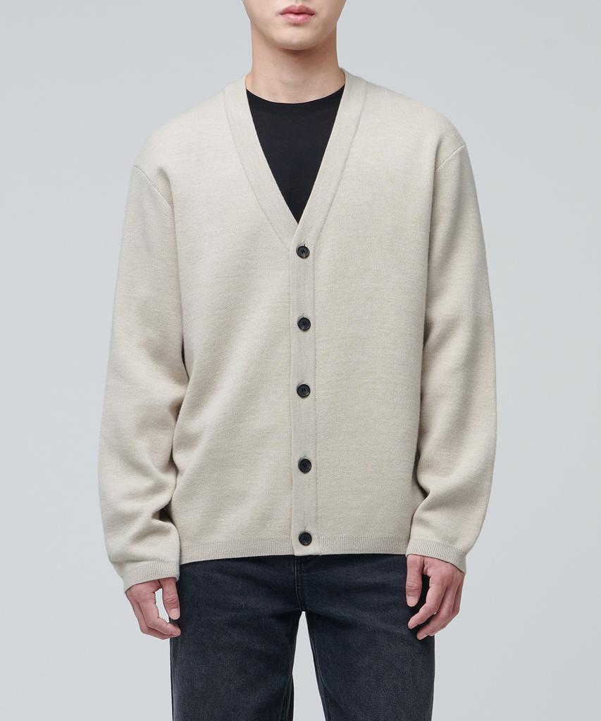 Musinsa Standard Minimalist Cardigan [Oatmeal]
