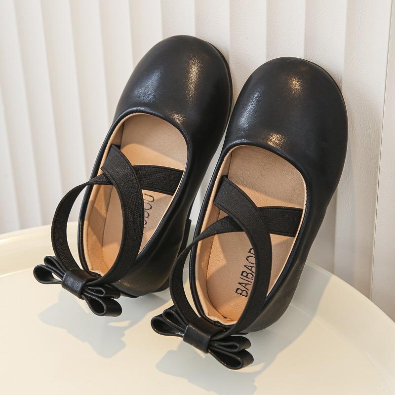 Zapatos de Baile para Niñas y Bailarinas de Princesa Zapatos de Cuero para Niños para Actuaciones, Zapatos de Suela Blanda de Boca Baja para Niños Pequeños y Jóvenes