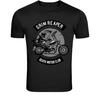 Sensenmann Tod Motorradclub Biker T-Shirt - Skelett Motorrad