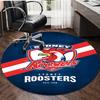 1 Stück Fußballmannschaft (23) Design Bedruckter Bereich Runder Teppich für Schlafzimmer Wohnzimmer Heimdekoration Teppiche Matte Rutschfeste Matte Teppich für das Bett