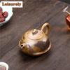 430ml Yixing Purple Clay Teapot Handmade Dragon Turtle Pot Raw Ore Hyperthermy Section Mud Tea Soaking Kettle Zisha Tea Set Gift