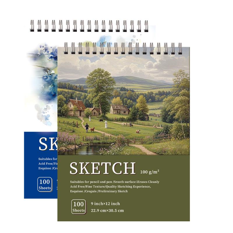 A4 Sketchbook for Students: Blank Art & Drawing Paper for Colored Pencils