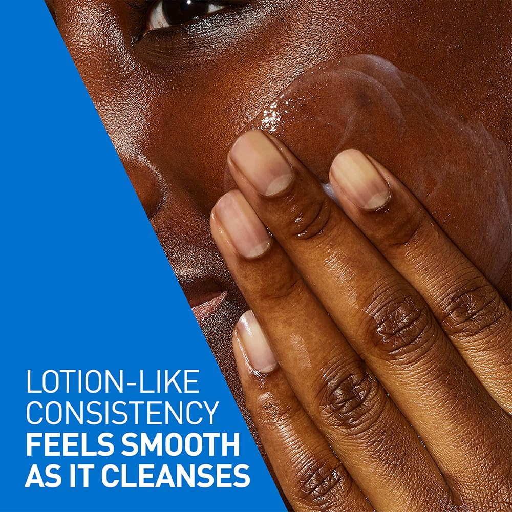 CeraVe Hydrating Cleanser for Normal To Dry Skin 473ml with Hyaluronic Acid 3 Essential Ceramides &