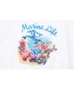 CPGN STUDIO Dtp Marine Dolphin Short Sleeve T-Shirt White