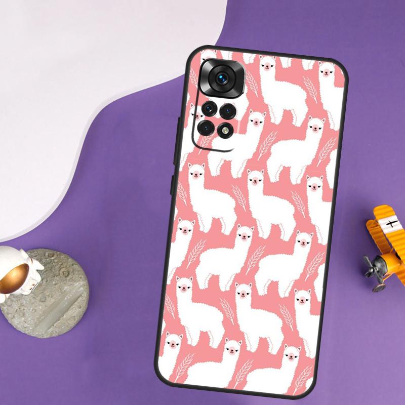 Alpaka Lama Hülle Für Xiaomi Redmi Note 13 14 Pro 12 9 10 11 Pro 10S 11S 12S Redmi 14C 13C 10C 12C Abdeckung