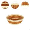 Food Serving Basket Imitation Rattan ,Tabletop Bread Picnic ,Woven Storage