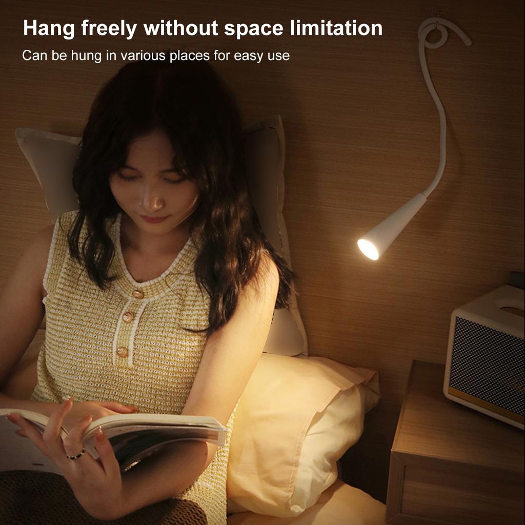 4W Creative Desk Lamp Charging and Plugging Dual Purpose Student Dormitory Bed Use Study and Reading Flexible Tube