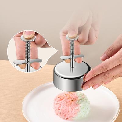 Stainless Steel Sushi Molds Rice Ball Mold Bento Tool Onigiri Mold Kitchen Tools Sushi Accessories