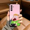 Cartoon -cute S-Sassy C-Clarence  Phone Case For Samsung Galaxy A73,A71 A72,A70,A53,A52,A51,Soft Silicone Black Cover