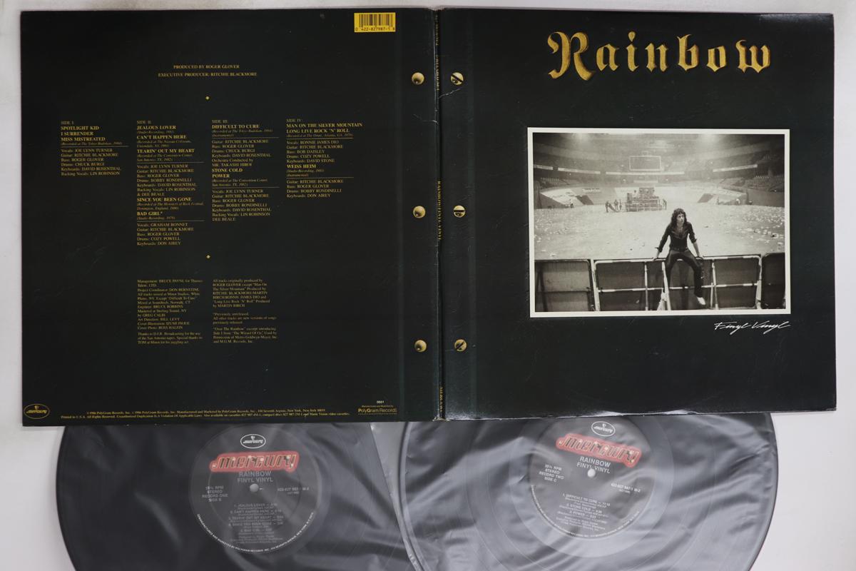 

LP Record RAINBOW - Finyl Vinyl 4228279871M2 MERCURY 1986 US Rock Used