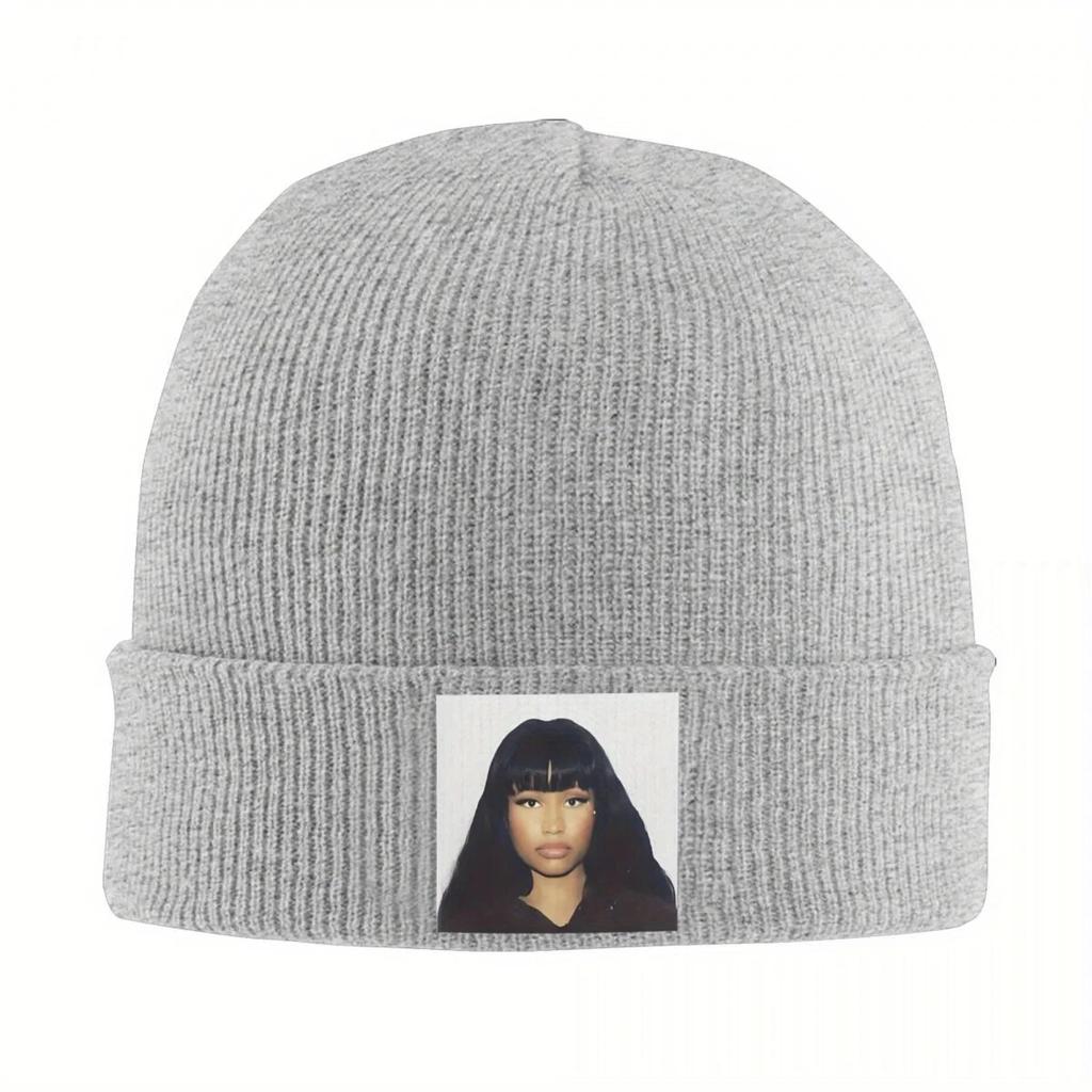 Super Freaky Girl Nicki Minaj Print Bonnet Hats Beanie Hats Graphic Skullies Beanies Winter Cute Adult Unisex Kpop Head Wra