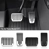For Model Y 3 Highland Upgrade Foot Pedal Pads Cover Non-slip Accelerator Brake Rest Performance Aluminum Mats Accessories