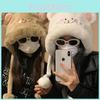 Cozy Cartoon Plush Winter Hat For Women Soft Warm Ear Protection Stylish Design
