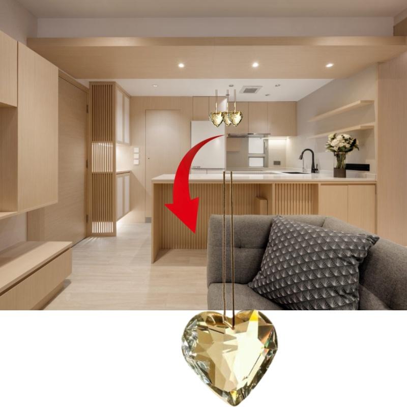 Stunning Heart-shaped Crystal Sun Catcher Perfect For Graduation Housewarming Or Any Festive Occasion