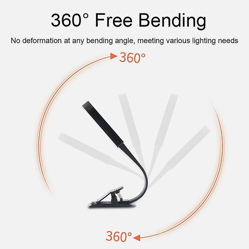 Stepless Dimming LED Magnetic Reading Clip Lamp Stepless Dimming Clip Light