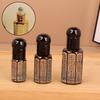 3ml 6ml 12ml Electroplated Carved Colored Glass Roll on Bottle Sample Test Essential Oil Vials with Roller Refillable Bottles