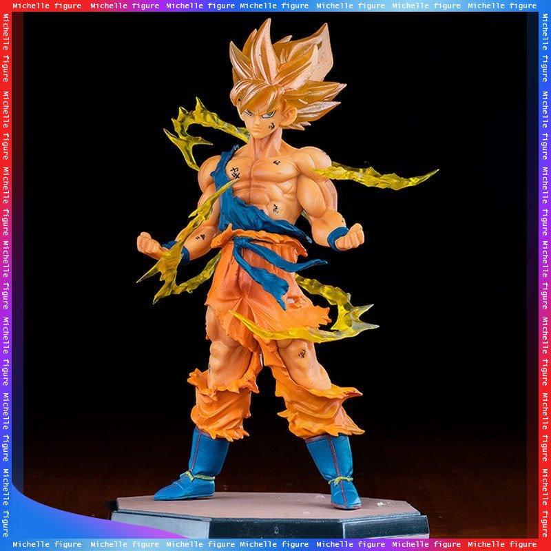 Ζεστή Φιγούρα Anime Dragon Ball Son Goku Super Saiyan 17cm/6.69in Goku DBZ Φιγούρα Δράσης Μοντέλο Δώρα Συλλεκτικές Φιγούρες για Παιδιά