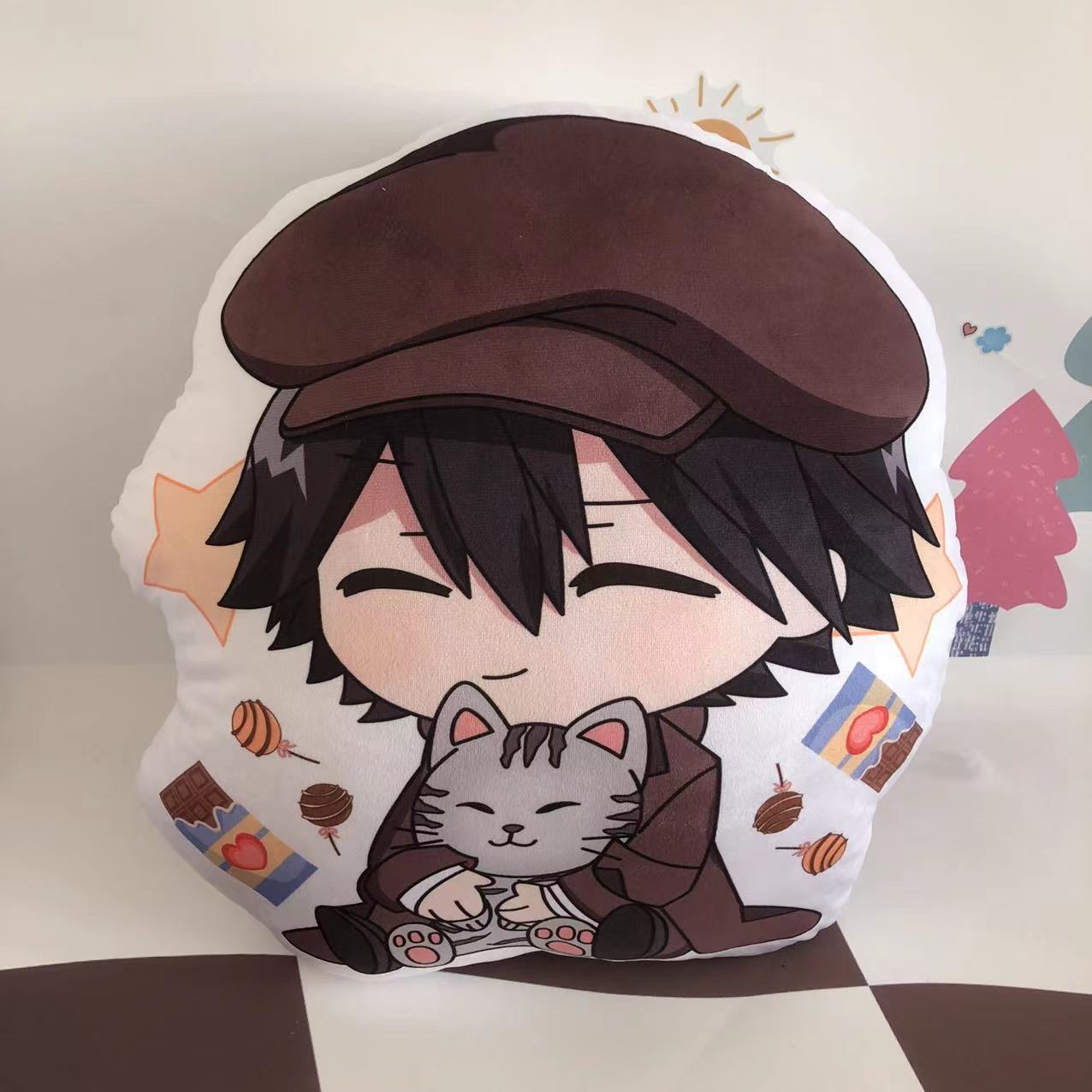 

10 см Bungou Stray Dogs Dazai Osamu Nakahara аниме фигурки мягкая игрушка кукла рождественские подарки косплей дети