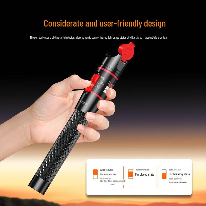 BIAZE 10km Red Light Fiber Optic Tester