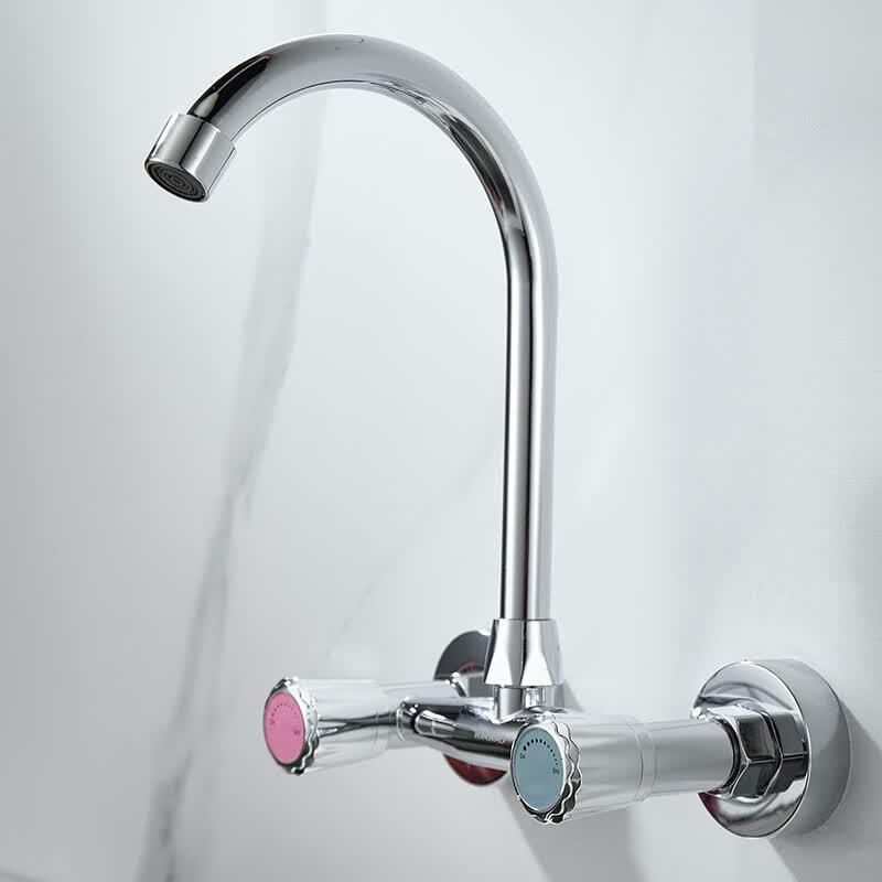 

KEGOO K2061 Wall-Mounted Hot & Cold Kitchen Faucet