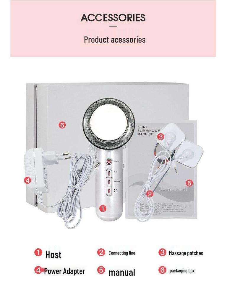 EMS Ultrasonic Slimming & Skin Rejuvenation Device: Fat Blasting & Beauty Shaping Solution