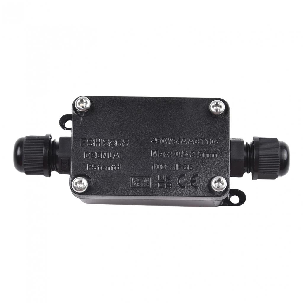 2 Ports Junction Box 240-450V IP65 Cable Connector