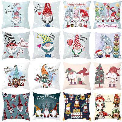 Neuer Weihnachts-Zwerg Kissenbezug Weihnachten Niedlicher Zwerg Kissenbezug Großhandel