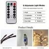 72/96LEDS USB Tree Branch Lamp 8Moeds Bendable Willow Vine Lights For Wall Home Indoor Outdoor Christmas Tree Decorative Light