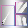 1 Pair Handsome Drum Stick Up Drumstick Grip Lightweight Light Transparent Comfortable for Children