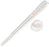Crayon Shin-chan Himawari Diamond Cut Chopsticks and Rest Set, Clear, 18cm