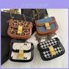 Stylish Korean Inspired Unisex Children's Shoulder Bag In Trendy Leopard Print Design